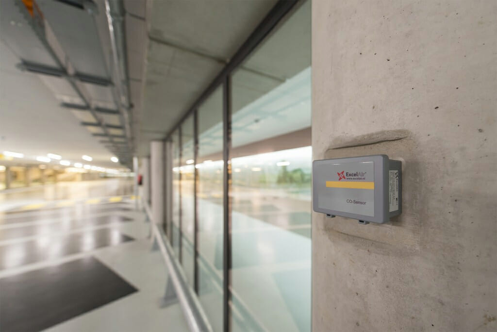 gasdetectiesystemen parkeergarages
