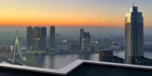 Parkeergarage beveiliging onder de Cooltoren in Rotterdam